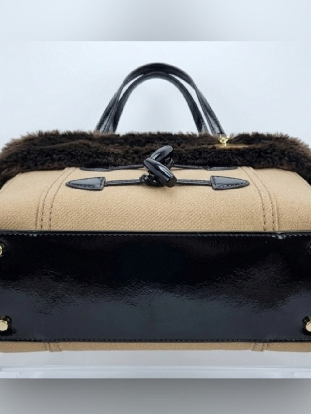 Kate Spade New York Quinn Foxtrot Hill Satchel with Kate spade charm - Picture 5 of 6